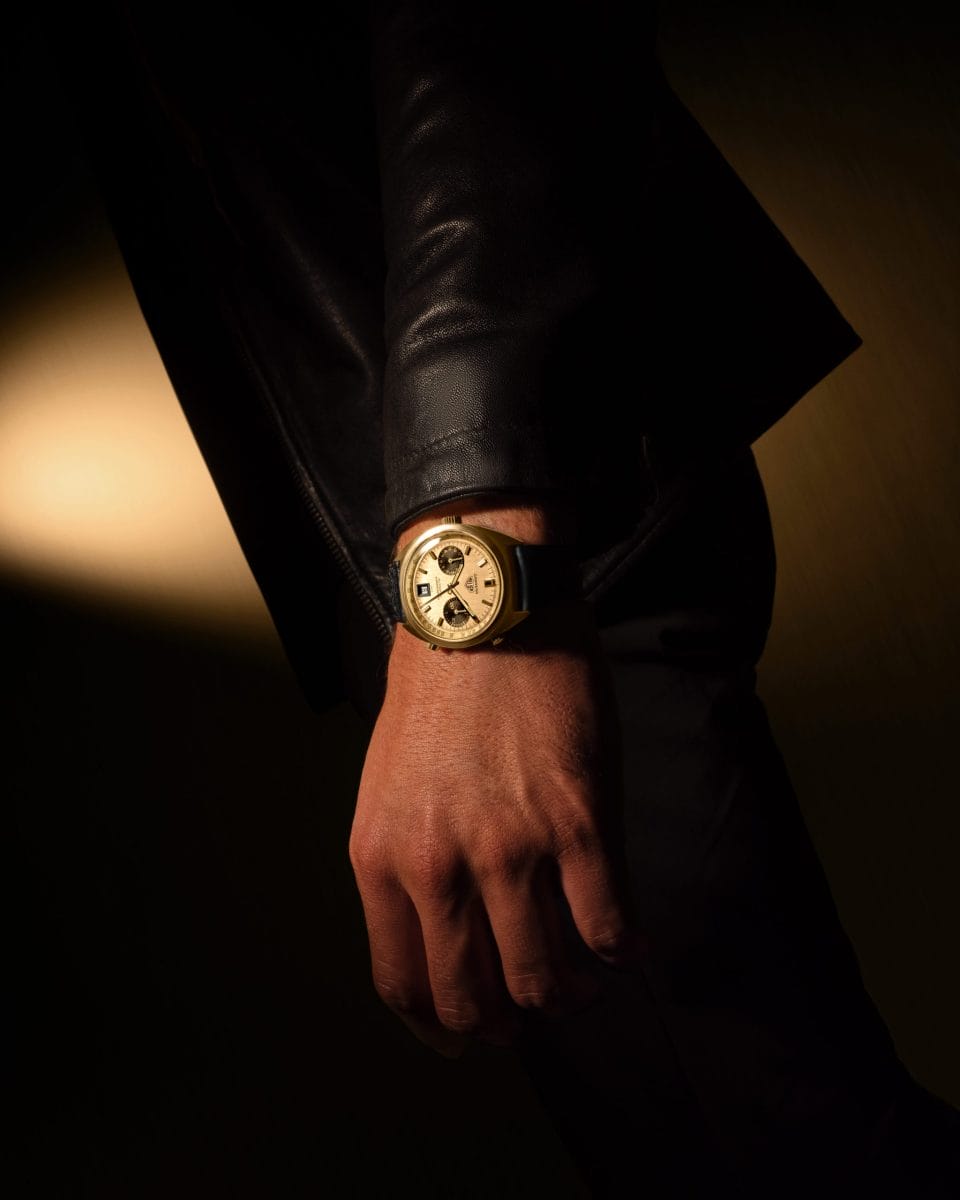 The TAG Heuer Carrera Chronograph Drips in Gold