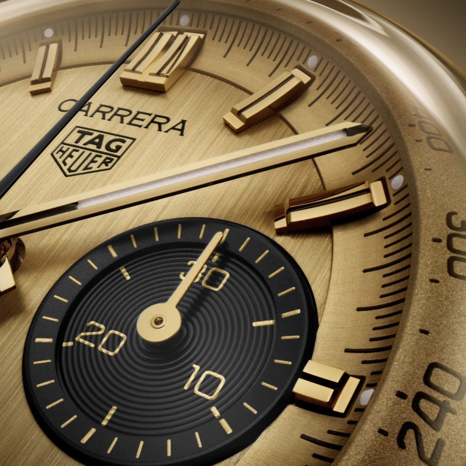 The TAG Heuer Carrera Chronograph Drips in Gold